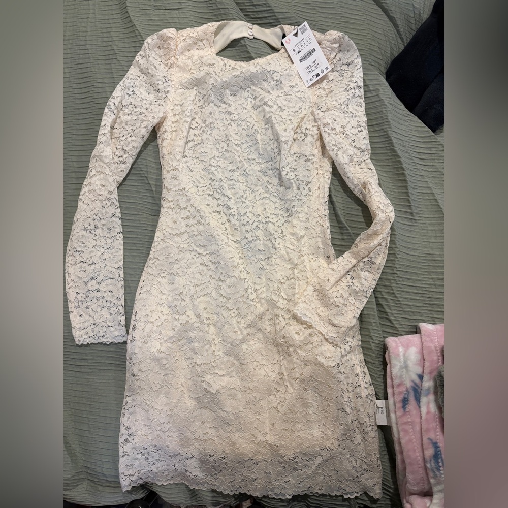 Zara Lace Long Sleeve Dress